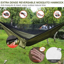 Load image into Gallery viewer, Outdoor Camping Hammock Hanging Bed with Mosquito Net