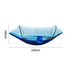 Load image into Gallery viewer, Outdoor Camping Hammock Hanging Bed with Mosquito Net