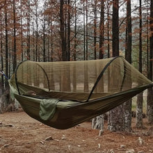 Load image into Gallery viewer, Outdoor Camping Hammock Hanging Bed with Mosquito Net