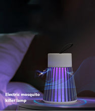 Load image into Gallery viewer, Mosquito Killer Lamp 2-in-1 USB Electric Insect Zapper Bug Trap with LED Night Light for Bedroom Outdoor Camping Wasps Gnats Fly