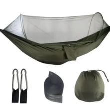 Load image into Gallery viewer, Outdoor Camping Hammock Hanging Bed with Mosquito Net