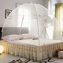 Load image into Gallery viewer, Double Door Mongolian Yurt Mosquito Net – Pop-Up Design, Fits 1.5m/1.8m Beds, Lightweight &amp; Portable, Ideal for Dorms &amp; Bedroom