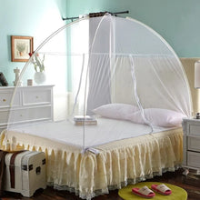 Load image into Gallery viewer, Double Door Mongolian Yurt Mosquito Net – Pop-Up Design, Fits 1.5m/1.8m Beds, Lightweight &amp; Portable, Ideal for Dorms &amp; Bedroom