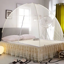 Load image into Gallery viewer, Double Door Mongolian Yurt Mosquito Net – Pop-Up Design, Fits 1.5m/1.8m Beds, Lightweight &amp; Portable, Ideal for Dorms &amp; Bedroom