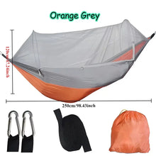 Load image into Gallery viewer, Outdoor Camping Hammock Hanging Bed with Mosquito Net