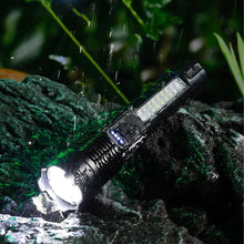 Load image into Gallery viewer, High Power Led Flashlights Very Strong Tactical Torch 6 Modes Rechargeable Camping Fishing Emergency Zoom Lantern