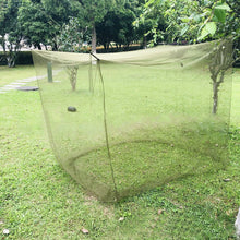 Load image into Gallery viewer, Summer Single Mosquito Net Lightweight Portable Folding Insect Bug Mosquito Canopy Netting Sleeping Mesh Tent Army Green Outdoor