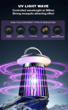 Load image into Gallery viewer, Rechargeable Mosquito Killer Lamp UV Bug Zapper Indoor Outdoor Mosquito Trap Portable Insect Catcher for Camping