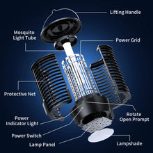 Load image into Gallery viewer, Outdoor Portable Waterproof Bug Zapper - Mosquito Repellent Lamp for Bedroom Home &amp; Pest Control