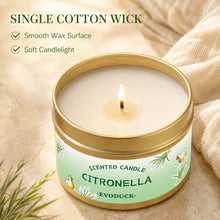 Load image into Gallery viewer, Citronella Candle Outdoor, Lemongrass Scented Candle for Patio Garden Backyard Camping Summer BBQ Party Long Lasting Home Decor