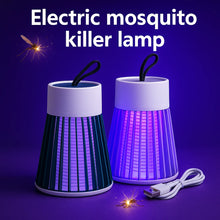 Load image into Gallery viewer, Mosquito Killer Lamp 2-in-1 USB Electric Insect Zapper Bug Trap with LED Night Light for Bedroom Outdoor Camping Wasps Gnats Fly