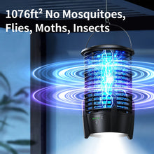 Load image into Gallery viewer, Outdoor Portable Waterproof Bug Zapper - Mosquito Repellent Lamp for Bedroom Home &amp; Pest Control