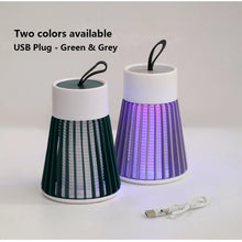 Load image into Gallery viewer, Mosquito Killer Lamp 2-in-1 USB Electric Insect Zapper Bug Trap with LED Night Light for Bedroom Outdoor Camping Wasps Gnats Fly