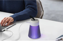 Load image into Gallery viewer, Mosquito Killer Lamp 2-in-1 USB Electric Insect Zapper Bug Trap with LED Night Light for Bedroom Outdoor Camping Wasps Gnats Fly