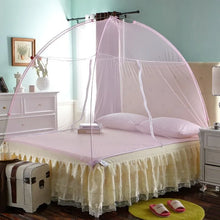 Load image into Gallery viewer, Double Door Mongolian Yurt Mosquito Net – Pop-Up Design, Fits 1.5m/1.8m Beds, Lightweight &amp; Portable, Ideal for Dorms &amp; Bedroom