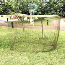 Load image into Gallery viewer, Summer Single Mosquito Net Lightweight Portable Folding Insect Bug Mosquito Canopy Netting Sleeping Mesh Tent Army Green Outdoor