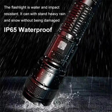 Load image into Gallery viewer, High Strong Power Led Flashlights 300000LM Tactical Torch with Display Light USB Charging Camping Fishing Defensa Zoom Lantern