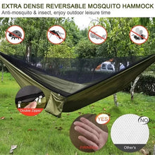 Load image into Gallery viewer, Outdoor Camping Hammock Hanging Bed with Mosquito Net