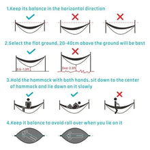 Load image into Gallery viewer, Outdoor Camping Hammock Hanging Bed with Mosquito Net