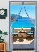 Load image into Gallery viewer, Magnetic Mosquito Net Door Screen Customized Size Grey Invisible Mesh Summer Insect Proof Automatic Closing Curtain