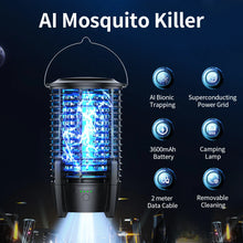 Load image into Gallery viewer, Outdoor Portable Waterproof Bug Zapper - Mosquito Repellent Lamp for Bedroom Home &amp; Pest Control