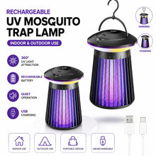 Load image into Gallery viewer, Rechargeable Mosquito Killer Lamp UV Bug Zapper Indoor Outdoor Mosquito Trap Portable Insect Catcher for Camping