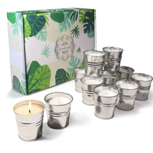 Load image into Gallery viewer, Citronella Candles Outdoor Citronella Candle Made with Citronella Oils and Natural Soy Wax Small Bucket Candles for Patio