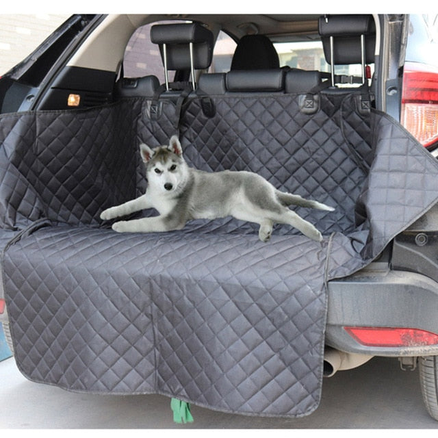 Lanke Dog Car Seat Cover,Waterproof Anti-dirty Auto Trunk Seat Mat，Pet Carriers Protector Hammock Cushion With Safety Belt