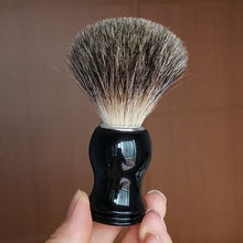 Load image into Gallery viewer, TEYO Pure Badger Hair Shaving Brush Perfect for Man Wet  Shave Cream Safety Double Edge Razor Beard Brush Tools