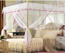 Load image into Gallery viewer, Item #254 - Palace 4 Corner Poster Bed Canopy Mosquito Net (No Frame)