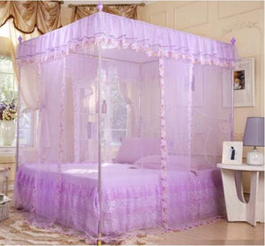 Item #254 - Palace 4 Corner Poster Bed Canopy Mosquito Net (No Frame)